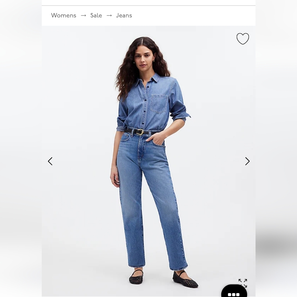 Madewell '90s straight cropped jeans hazeldell wash (28)